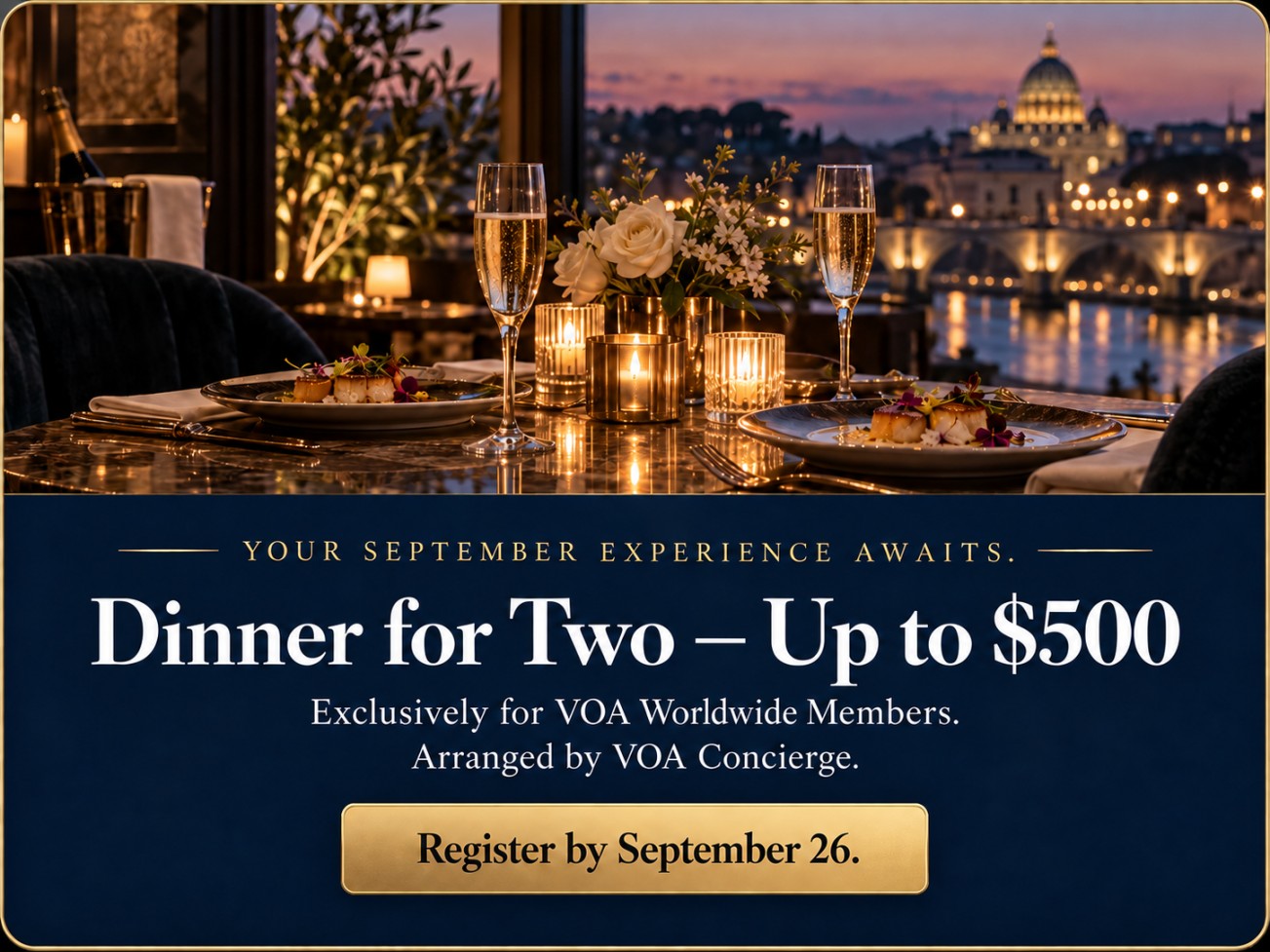 VOA Member Exclusive Experience